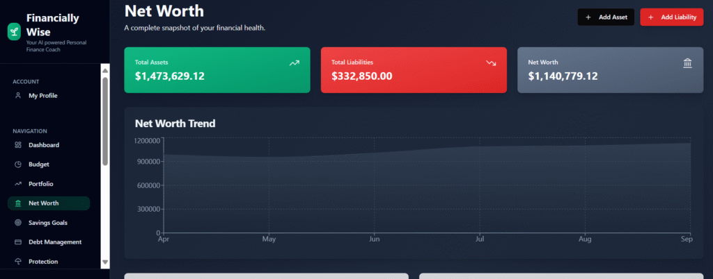 AI Budgeting App - Net worth calculator AI Budgeting App - Net worth calculator